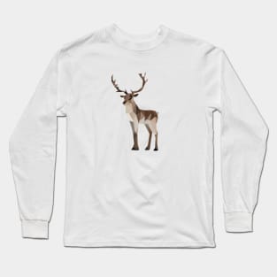 Geometric Reindeer Long Sleeve T-Shirt